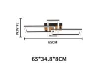 Zdjęcie: Plafon Alma 3P Wood LED