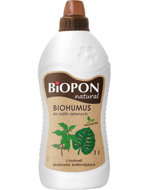 Zdjęcie: Biohumus do roślin zielonych w płynie 1 L BIOPON