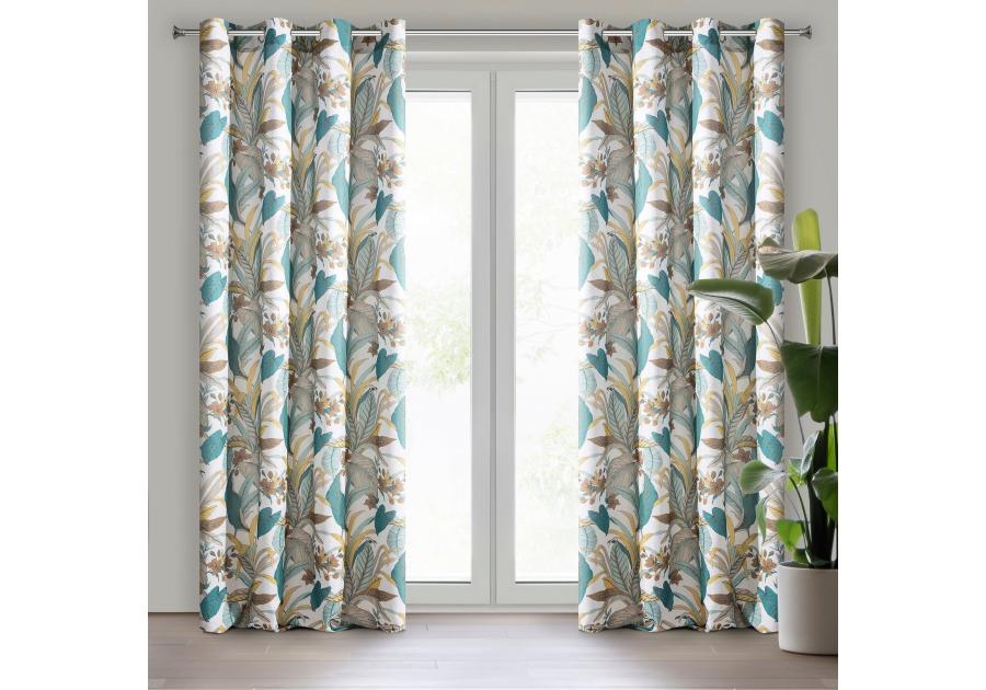 Zdjęcie: Zasłona gotowa Erem 140x250 cm biały EUROFIRANY