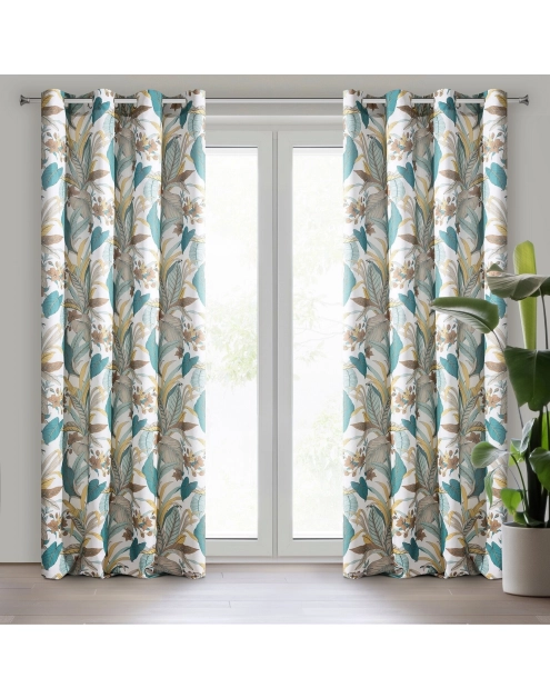 Zdjęcie: Zasłona gotowa Erem 140x250 cm biały EUROFIRANY