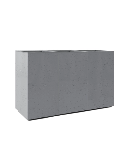 Zdjęcie: Kwietnik Karo 900x300x600 mm beton recycled, szary LAMELA