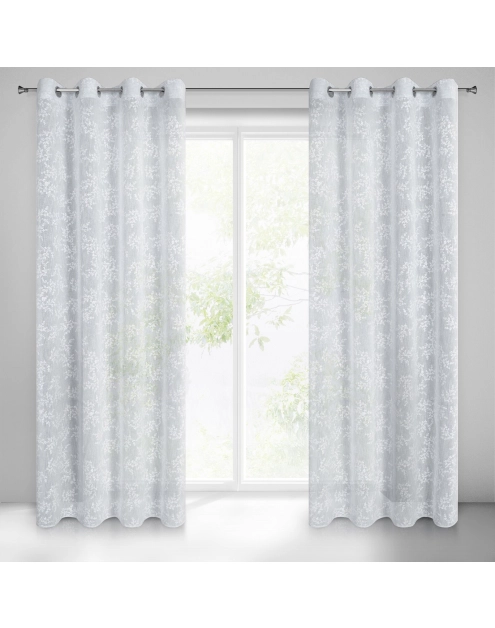 Zdjęcie: Zasłona gotowa Amber 140x250 cm szary EUROFIRANY