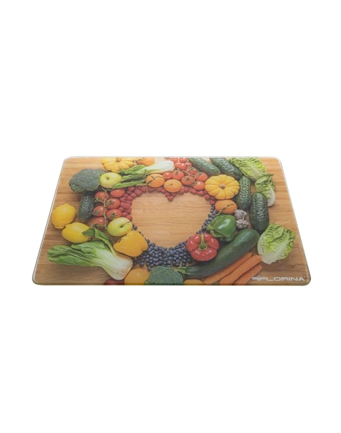 Zdjęcie: Deska kuchenna Vege 20x30x0,4 cm szklana mała FLORINA