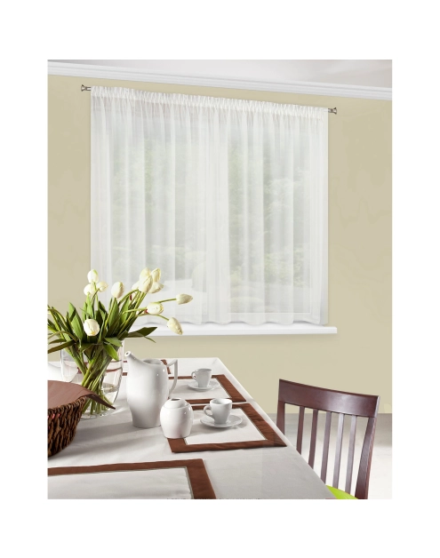 Zdjęcie: Firana gotowa Lucy na taśmie 300x160 cm kremowy EUROFIRANY