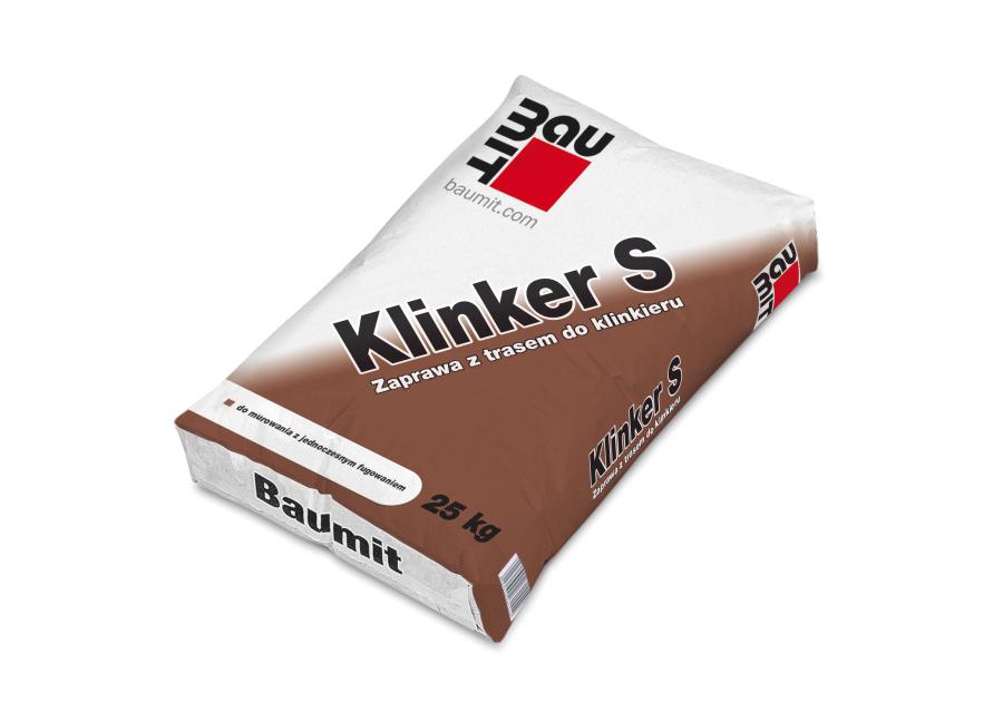Zdjęcie: Zaprawa z trasem do klinkieru Klinker S beż 25 kg BAUMIT