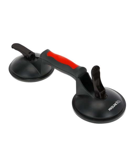 Zdjęcie: Uchwyt przyssawka do szyb, aluminium, 2x123 mm, max.120 kg PROLINE HD