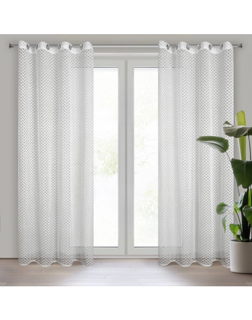 Zdjęcie: Firana gotowa Lily 140x250 cm biały EUROFIRANY