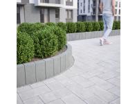 Zdjęcie: Obrzeże Fem łuk 6x28x10 cm szary POLBRUK