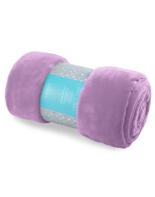 Zdjęcie: Koc Tyler lila 220x240 cm AMELIA HOME