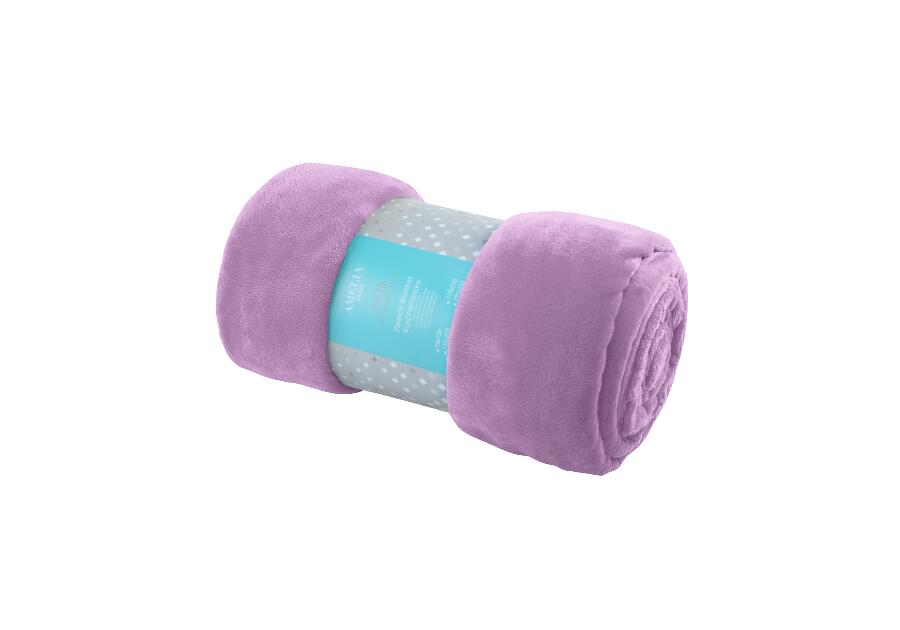 Zdjęcie: Koc Tyler lila 220x240 cm AMELIA HOME