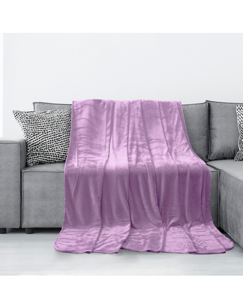 Zdjęcie: Koc Tyler lila 220x240 cm AMELIA HOME