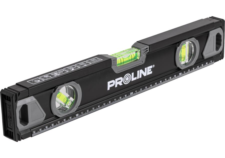 Zdjęcie: Poziomnica premium 3 libelki, frezowana, 0,5mm / 1m, poziomica, magnes 2%, 40 cm PROLINE