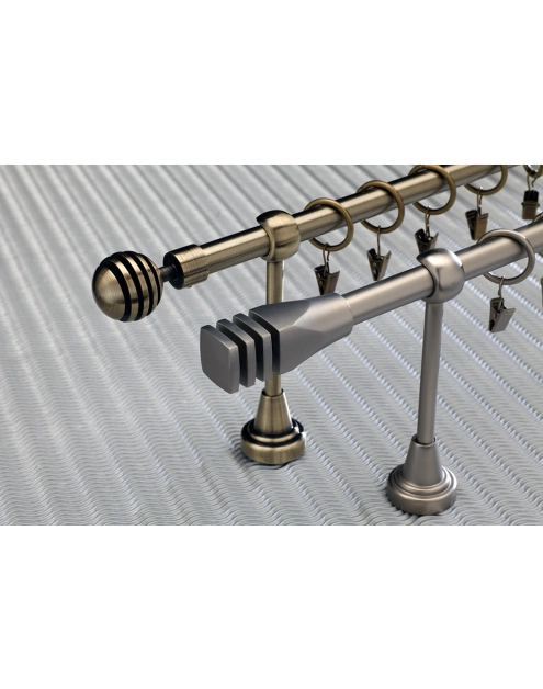 Zdjęcie: Karnisz Hefajstos Plus fi 16 mm - 160 cm cylinder satyna KARWEL