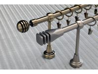 Zdjęcie: Karnisz Hefajstos Plus fi 16 mm - 160 cm cylinder satyna KARWEL