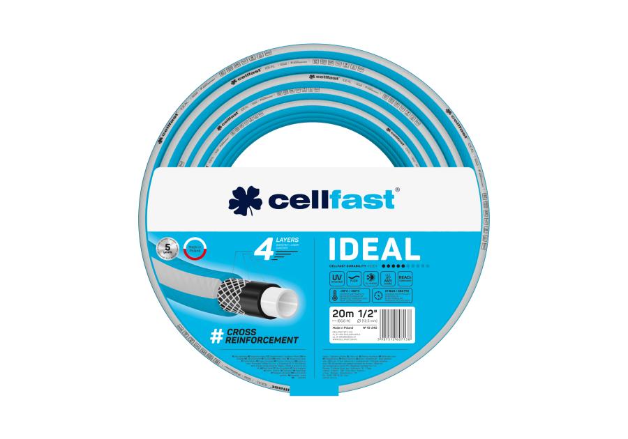 Zdjęcie: Wąż ogrodowy 4 warstwowy cellPRO 1/2" 20 m CELLFAST