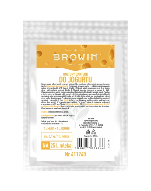 Zdjęcie: Kultury bakterii do jogurtu BROWIN