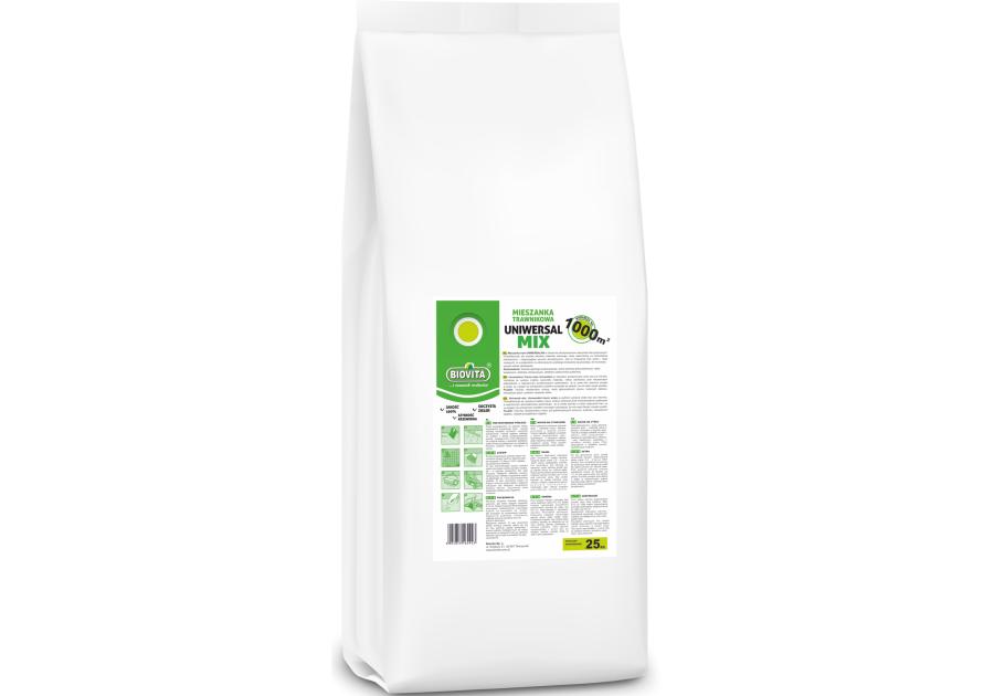 Zdjęcie: Mieszanka nasion traw uniwersalmix 25 kg BIOVITA