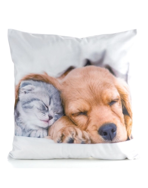 Zdjęcie: Poszewka Animal 69 biała 45 x 45 cm Mink EUROFIRANY