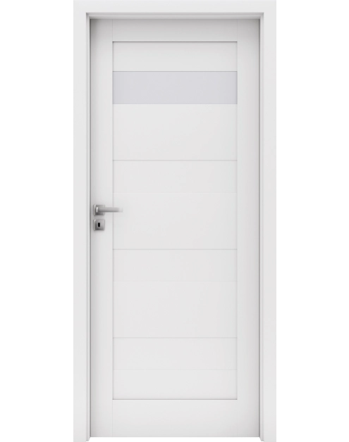 Zdjęcie: Drzwi wewnętrzne Milano 2, 60 cm prawe biel INVADO
