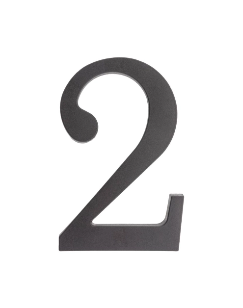 Zdjęcie: Cyfra 2 plastikowa czarna 180 mm METRO