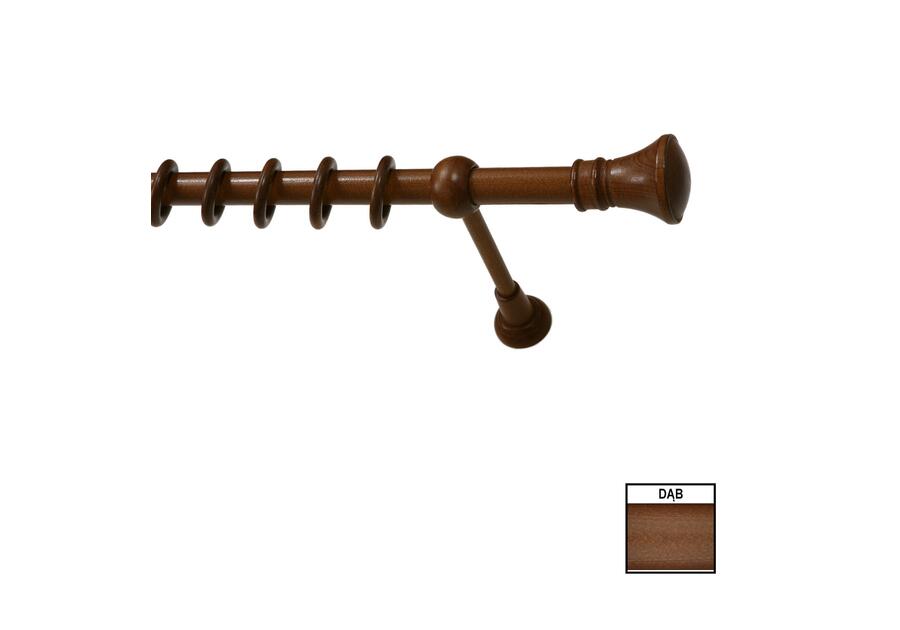 Zdjęcie: Karnisz pojedynczy Helios 160 cm dąb KARWEL