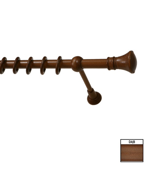 Zdjęcie: Karnisz pojedynczy Helios 160 cm dąb KARWEL