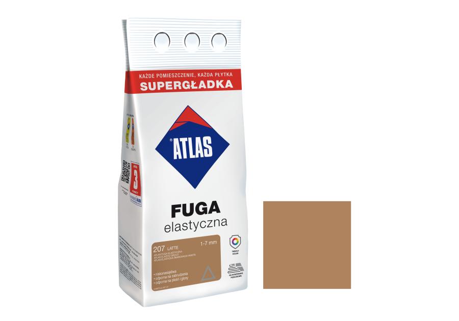 Zdjęcie: Fuga elastyczna kolor 207 latte alubag 2 kg ATLAS