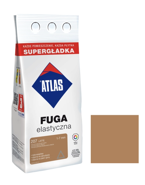Zdjęcie: Fuga elastyczna kolor 207 latte alubag 2 kg ATLAS