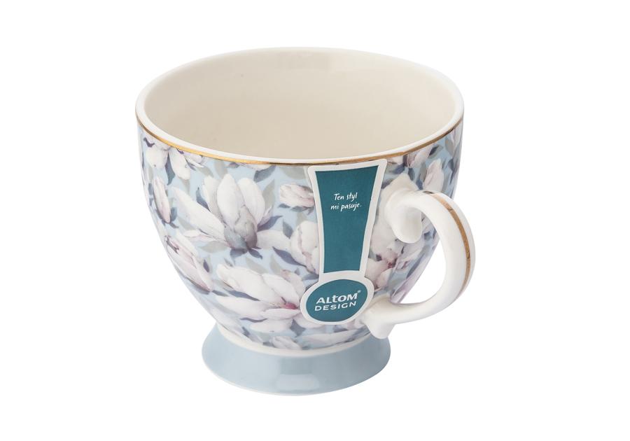Zdjęcie: Filiżanka jumbo Magnolia błękitna na stopce 400 ml ALTOM DESIGN