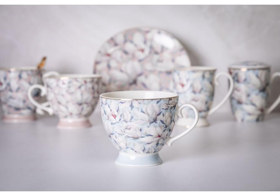 Zdjęcie: Filiżanka jumbo Magnolia błękitna na stopce 400 ml ALTOM DESIGN