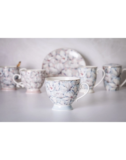 Zdjęcie: Filiżanka jumbo Magnolia błękitna na stopce 400 ml ALTOM DESIGN