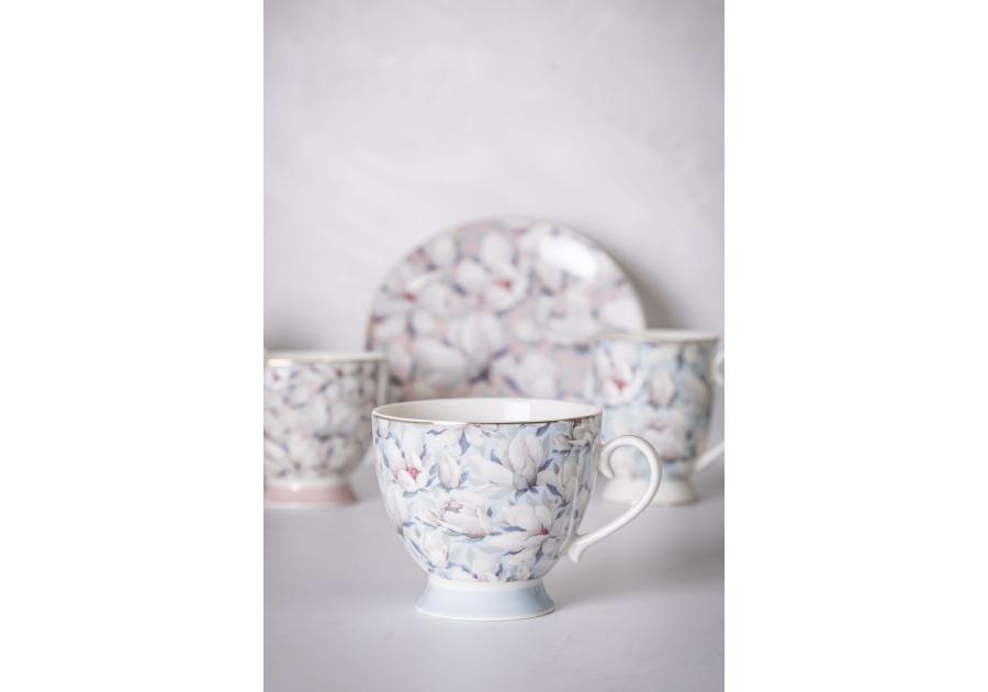 Zdjęcie: Filiżanka jumbo Magnolia błękitna na stopce 400 ml ALTOM DESIGN