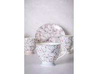 Zdjęcie: Filiżanka jumbo Magnolia błękitna na stopce 400 ml ALTOM DESIGN