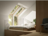 Zdjęcie: Okno kolankowe VFE 3070 drewniane otwierane uchylnie, 94x115 cm VELUX