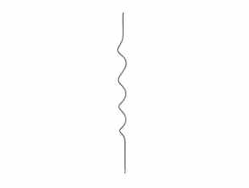 Podpora do roślin spiralna 120 cm - 11 mm TIN TOURS