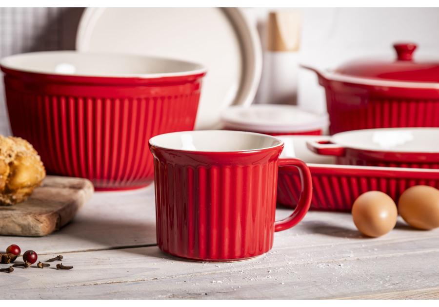 Zdjęcie: Kubek ceramiczny do zupy Red Chilli 15x11,5x9,5 cm - 650 ml ALTOMDESIGN