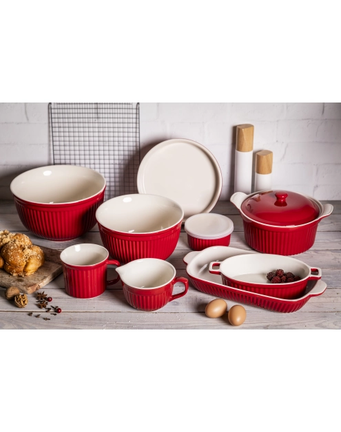 Zdjęcie: Kubek ceramiczny do zupy Red Chilli 15x11,5x9,5 cm - 650 ml ALTOMDESIGN