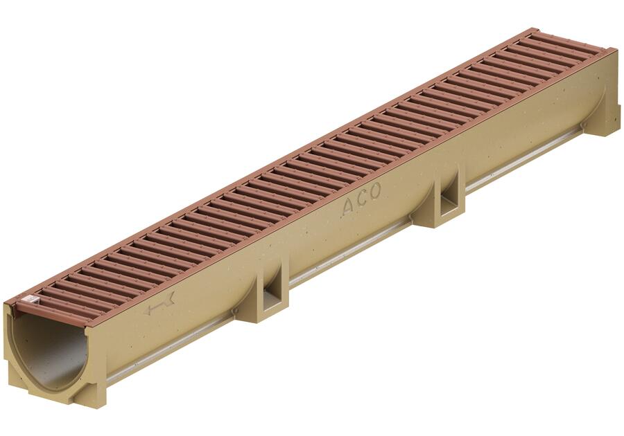 Zdjęcie: Ruszt ze stali malowanej proszkowo 0,5 m kolor tarakota do systemu Self Euroline i Sefl Platform ACO