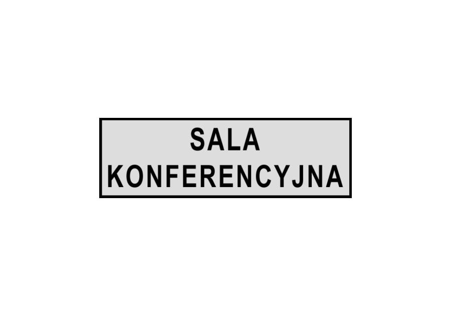 Zdjęcie: Oznaczenie "Sala konferencyjna" 8x22 cm METRO