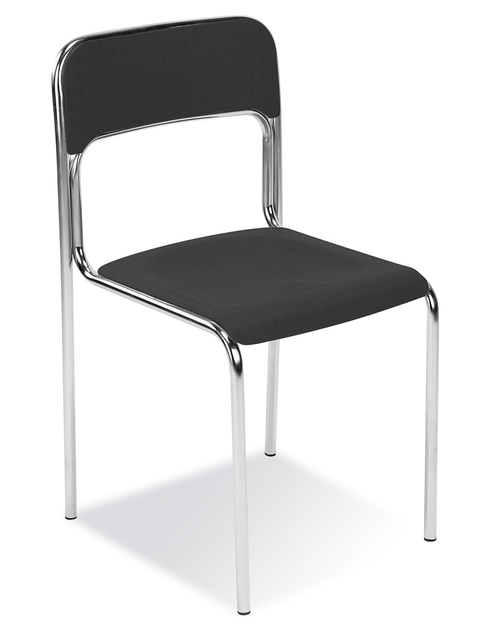 Zdjęcie: Krzesło Cortina chrome czarne K2 NOWY STYL