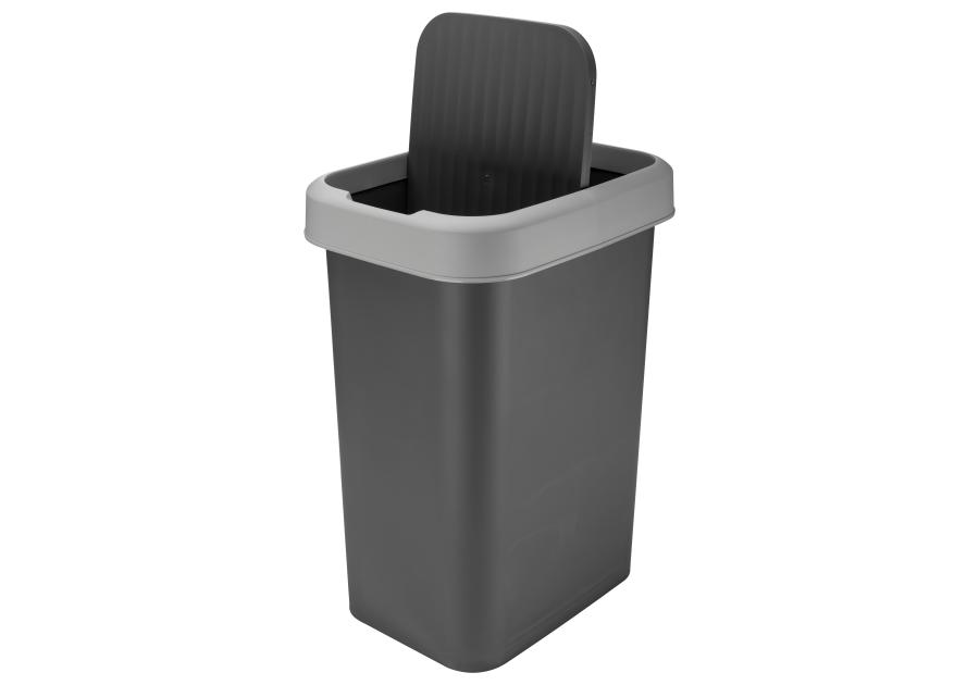 Zdjęcie: Kosz uchylny Valor 25 L ciemnoszary GALICJA