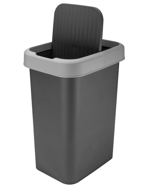 Zdjęcie: Kosz uchylny Valor 25 L ciemnoszary GALICJA