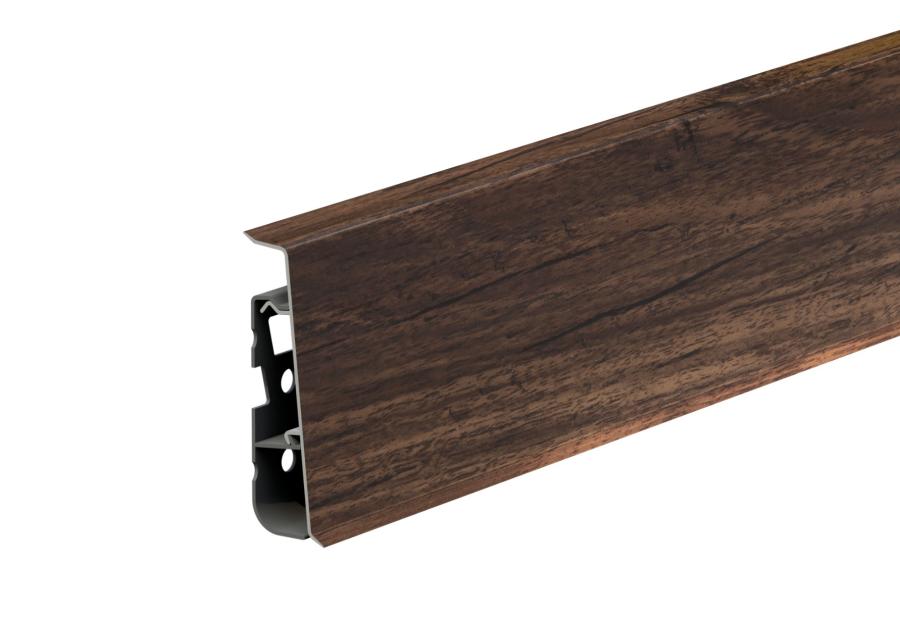 Zdjęcie: Listwa przypodłogowa PVC Hi Line Prestige 2,2x7,5 cm 2,50 m Dąb Leonardo Mat CEZAR