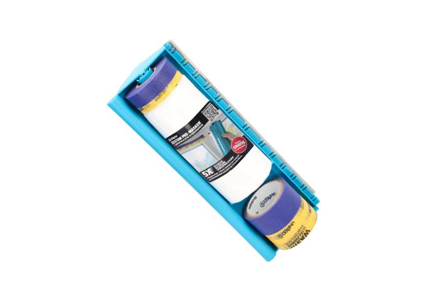 Zdjęcie: Zestaw Pro-Masker: Washi Kombo 110 cm x 12m z uniwersalnym dyspenserem i taśmami gratis BLUE DOLPHIN
