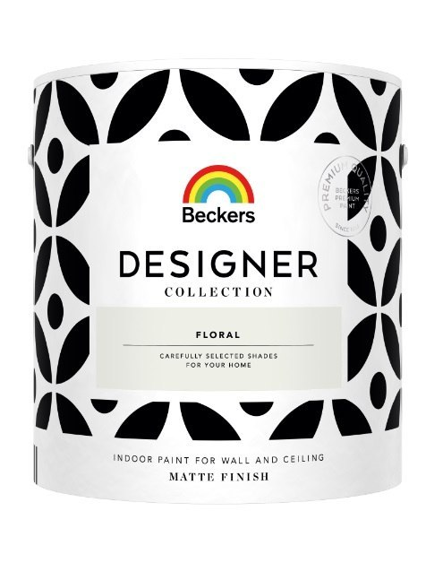 Zdjęcie: Farba ceramiczna do ścian i sufitów Beckers Designer Collection Floral 2,5 L BECKERS