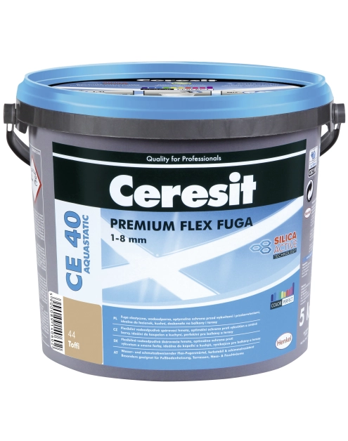 Zdjęcie: Fuga elastyczna odporna na wnikanie wody toffi CE 40 - 5 kg CERESIT