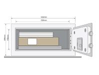 Zdjęcie: Sejf podstawowy YLV/200/DB1 laptop LOB
