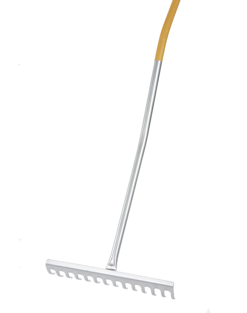 Zdjęcie: Grabie 14-zębne, trzonek metalowy, ergonomiczny LAGUZ