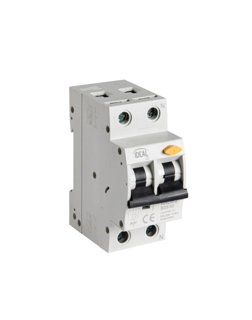 Zdjęcie: Wyłącznik różnicowo-prądowy z członem nadmiarowym 6kA 2P KRO6-2/B25/30 KANLUX