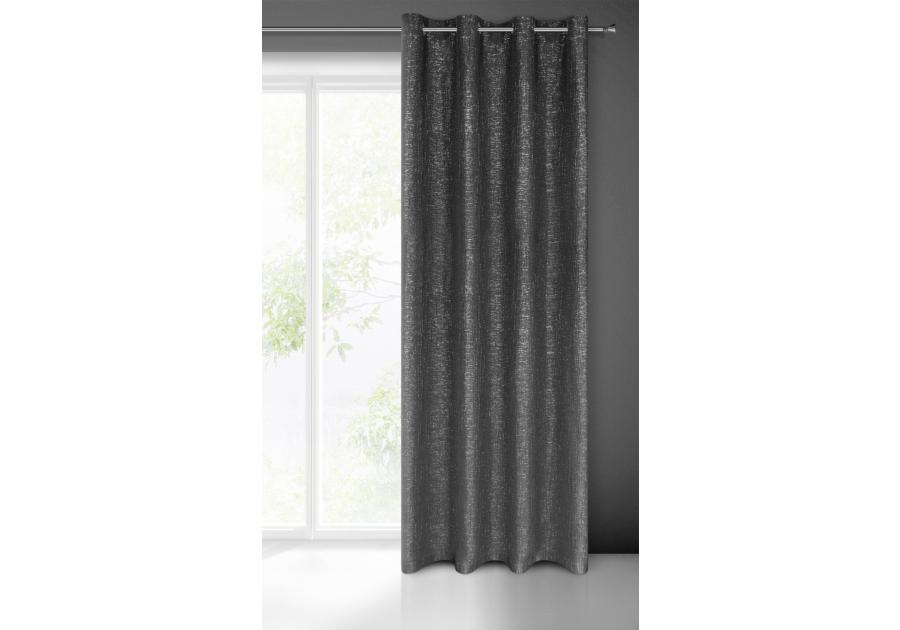 Zdjęcie: Zasłona gotowa Renne 140x250 cm szary EUROFIRANY